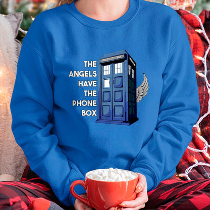 Best Doctor Shirt, Funny Doctor UnisexT-Shirt/Hoodie/Sweatshirt HLT00 - The Angels Have The Phone Box T-Shirt