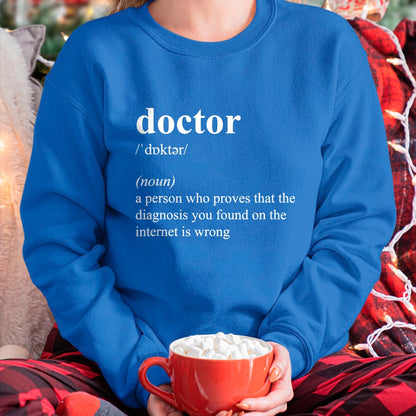 Best Doctor Shirt, Funny Doctor UnisexT-Shirt/Hoodie/Sweatshirt HLT00 - Funny Cool Doctor Definition T-Shirt