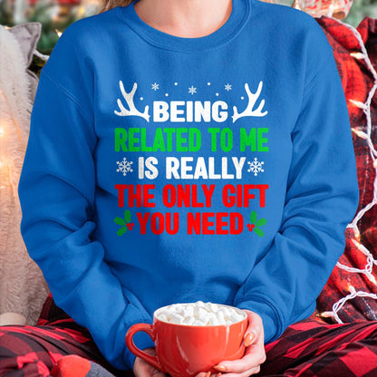 Christmas Shirts for Family, Funny christmas shirts, Christmas Unisex T-Shirt/Hoodie/Sweatshirt HLT00 - Being Related To Me Funny Christmas Shirts Women Men Family T-Shirt