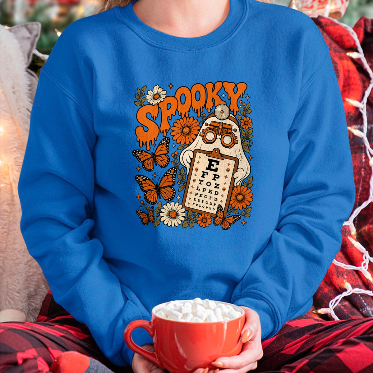 Best Doctor Shirt, Funny Doctor UnisexT-Shirt/Hoodie/Sweatshirt HLT00 - Spooky Ghost Boo Vision Squad Optometrist Halloween Eye Dr T-Shirt
