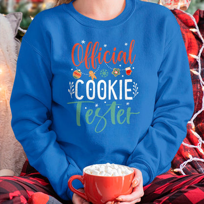 Christmas Shirts for Family, Funny christmas shirts, Christmas Unisex T-Shirt/Hoodie/Sweatshirt HLT00 - Official Cookie Tester Funny Christmas Couples Matching T-Shirt