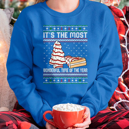 Its The Most Wonderful Time Of The Year Christmas tree cake T-Shirt - Christmas Unisex T-Shirt/Hoodie/Sweatshirt - TRNN00
