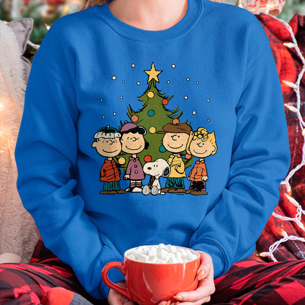 Christmas Shirts for Family, Funny christmas shirts, Christmas Unisex T-Shirt/Hoodie/Sweatshirt HLT00 - Peanuts - Peanuts Christmas Group T-Shirt