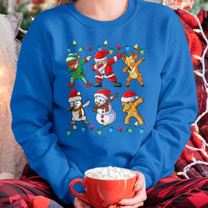 Dabbing Santa Elf Friends Christmas Boys Girls Men Xmas Dab T-Shirt - Christmas Unisex T-Shirt/Hoodie/Sweatshirt - TRNN00