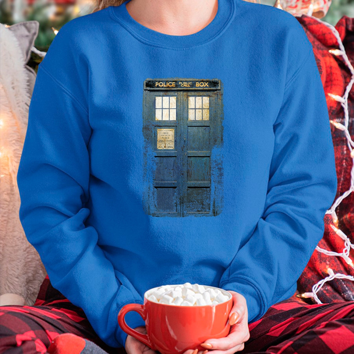 Best Doctor Shirt, Funny Doctor UnisexT-Shirt/Hoodie/Sweatshirt HLT00 - Cosplay Tardis Distressed Time-Traveller Sci-Fan T-Shirt