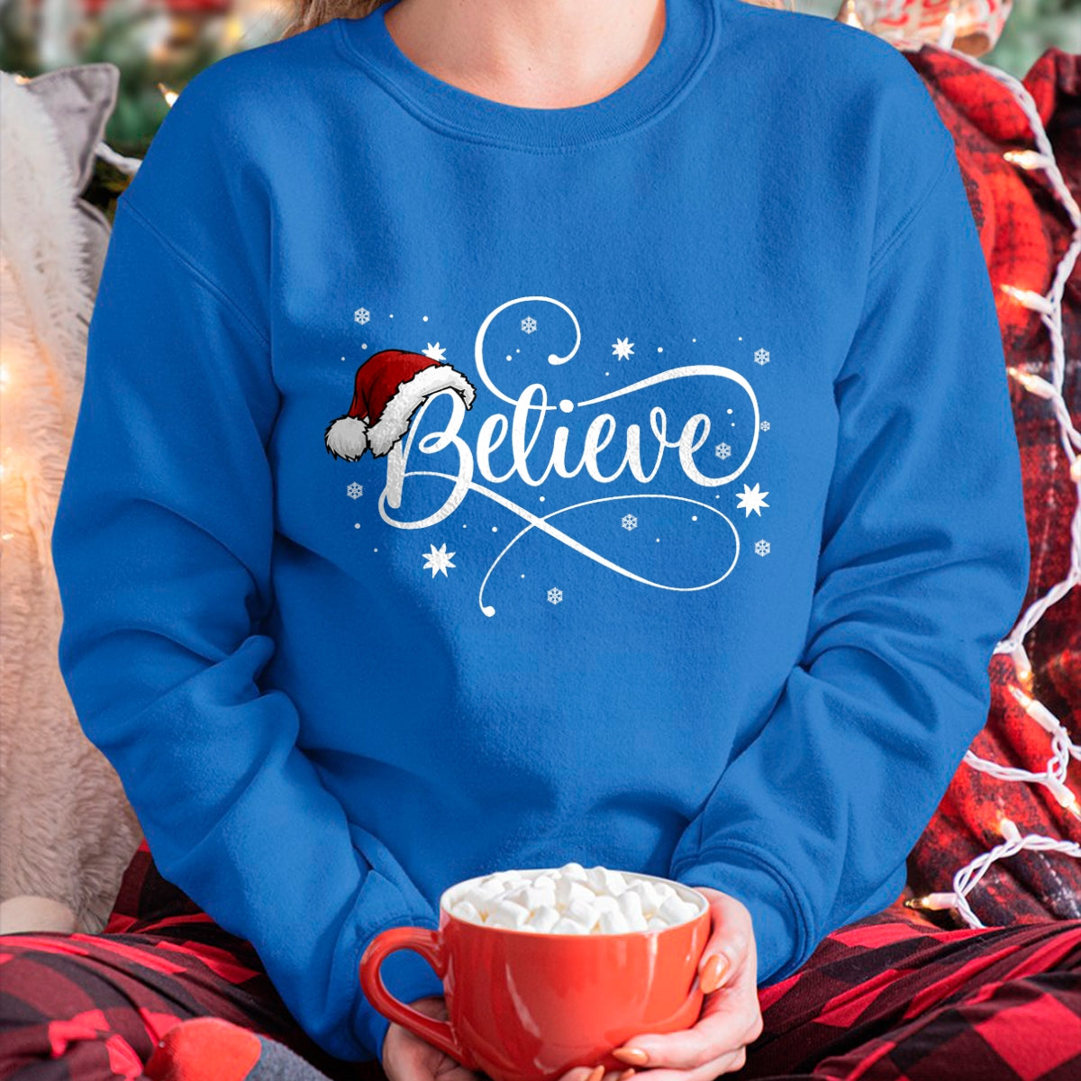 Christmas Shirts for Family, Funny christmas shirts, Christmas Unisex T-Shirt/Hoodie/Sweatshirt HLT00 - Christmas - Believe Santa Claus Believe Christmas Kids T-Shirt