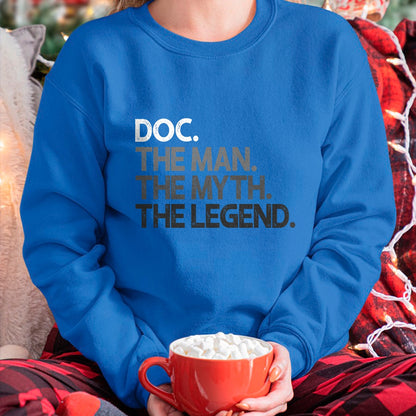 Best Doctor Shirt, Funny Doctor UnisexT-Shirt/Hoodie/Sweatshirt HLT00 - Doc Doctor The Man Myth Legend Gift T-Shirt
