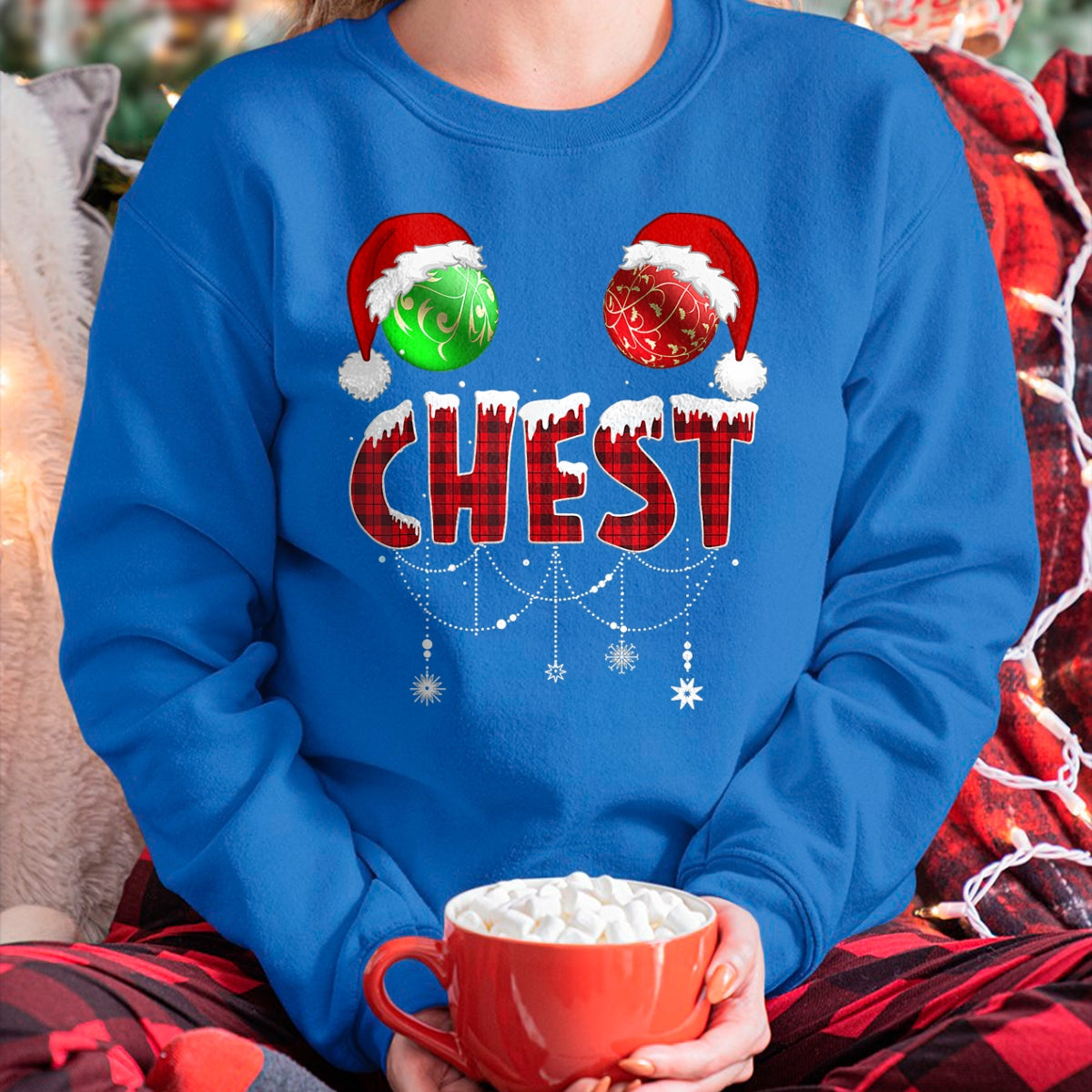 Christmas Shirts for Family, Funny christmas shirts, Christmas Unisex T-Shirt/Hoodie/Sweatshirt HLT00 - Chest Nuts Christmas Shirt Funny Matching Couple Chestnuts T-Shirt