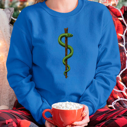 Best Doctor Shirt, Funny Doctor UnisexT-Shirt/Hoodie/Sweatshirt HLT00 - Rod of Asclepius Caduceus Medical Doctor Symbol T-Shirt