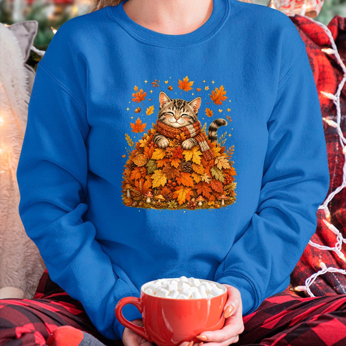 Best Thanksgiving Family Shirt , Funny Thanksgiving UnisexT-Shirt/Hoodie/Sweatshirt HLT00 - Pumpkin Season Autumn Kitten Lover Cute Fall Cat T-Shirt