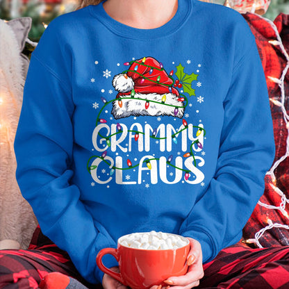 Grammy Claus Shirt Christmas Lights Pajama Family Matching Long Sleeve T-Shirt - Christmas Unisex T-Shirt/Hoodie/Sweatshirt - TRNN00
