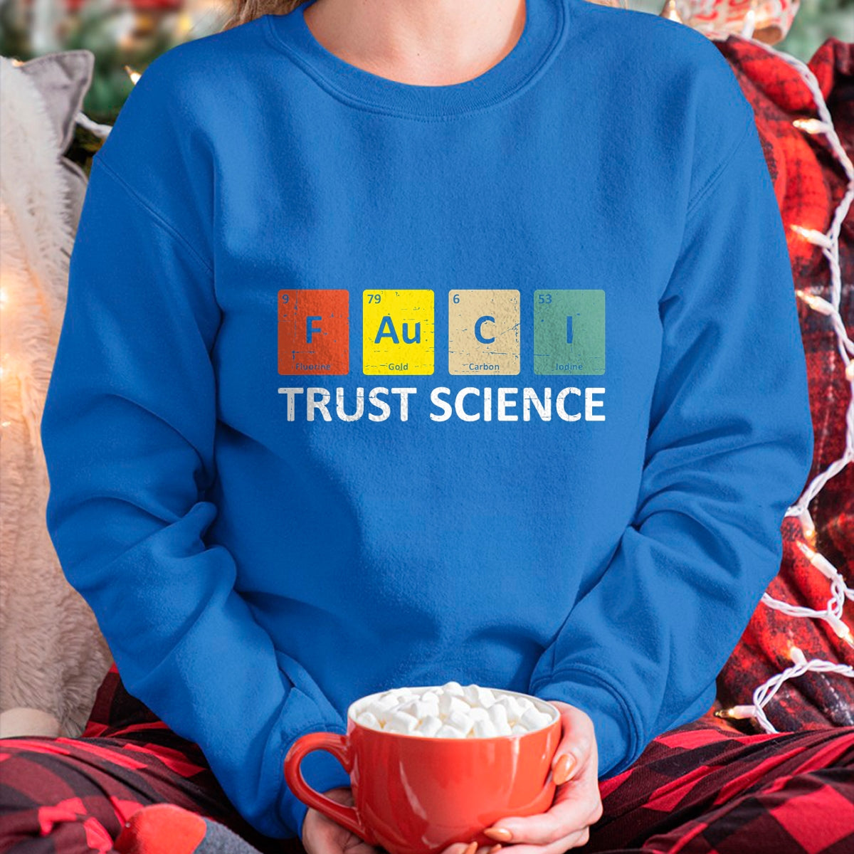 Best Doctor Shirt, Funny Doctor UnisexT-Shirt/Hoodie/Sweatshirt HLT00 - Fauci Trust Science Periodic Table - Team Doctor Anthony T-Shirt