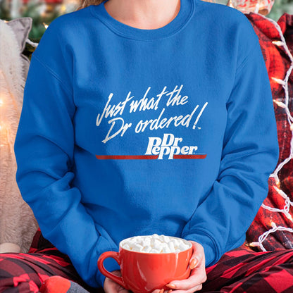 Best Doctor Shirt, Funny Doctor UnisexT-Shirt/Hoodie/Sweatshirt HLT00 - Dr. Pepper Vintage Just What The Doctor Ordered! T-Shirt, Women, Heather Blue, X-Large