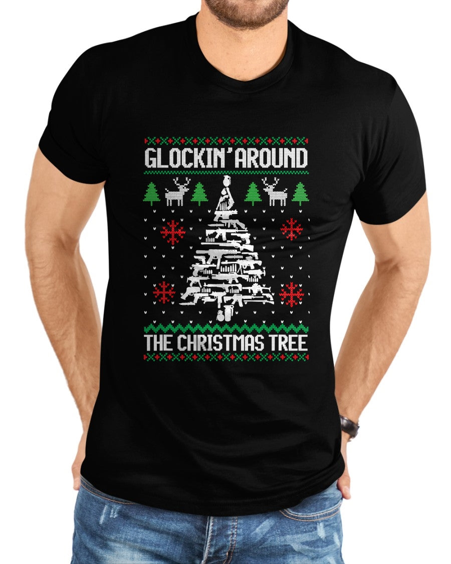 Funny Guns Ugly Christmas Sweaters for Gun Lovers Men Women T-Shirt - Christmas Unisex T-Shirt/Hoodie/Sweatshirt - TRNN00