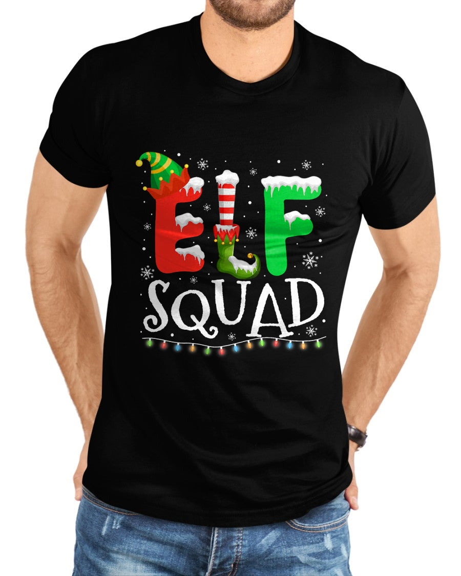 Elf Family Christmas Matching Pajamas Xmas Elf Squad T-Shirt - Christmas Unisex T-Shirt/Hoodie/Sweatshirt - TRNN00