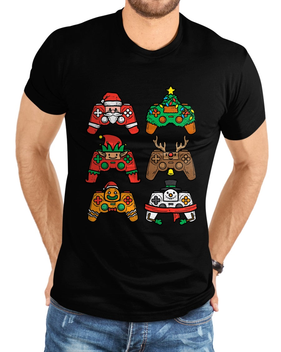 Christmas Gamer Controller Xmas Gaming T-Shirt - Christmas Unisex T-Shirt/Hoodie/Sweatshirt - TRNN00