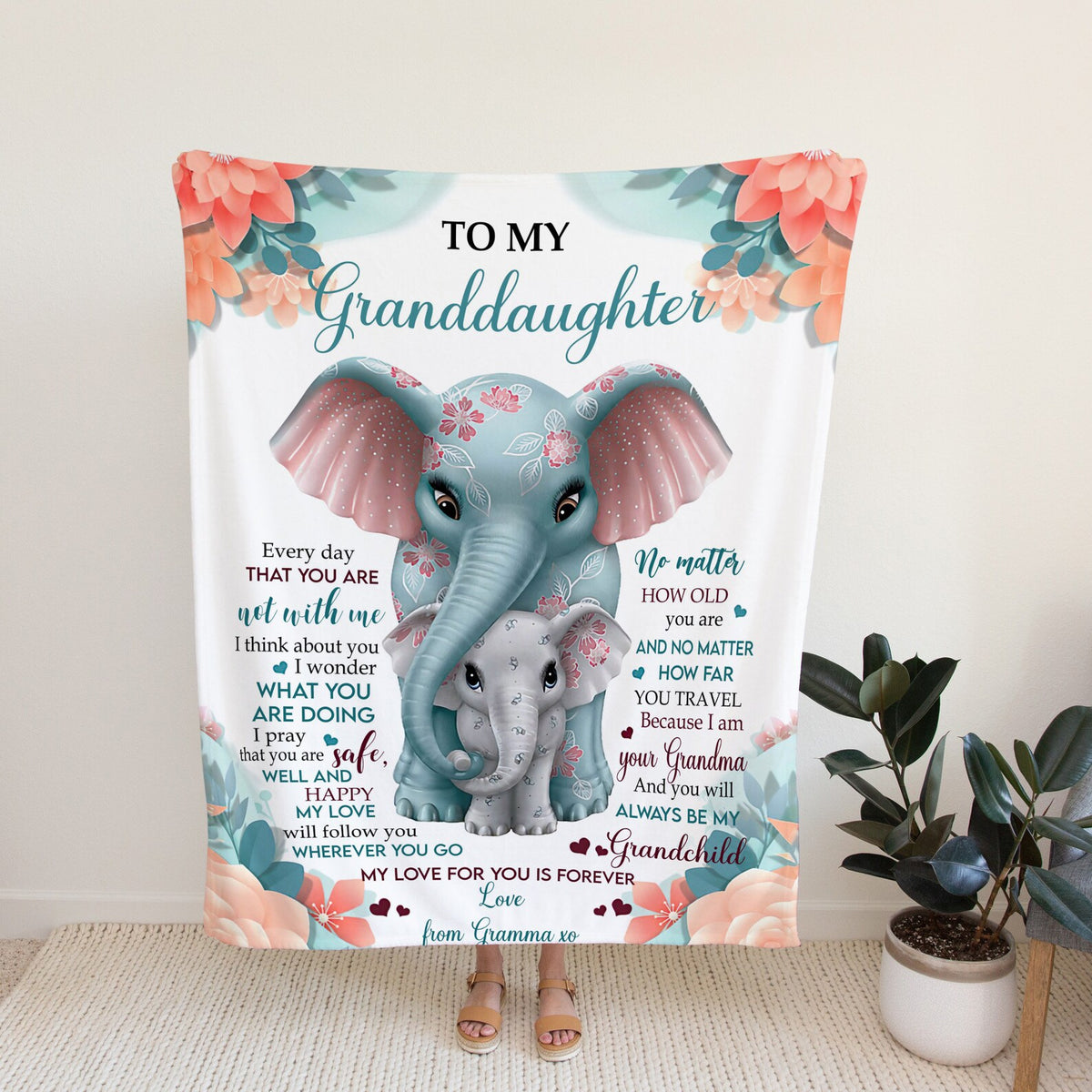 Special Gift For Your Granddaughter Blanket - From Grandma