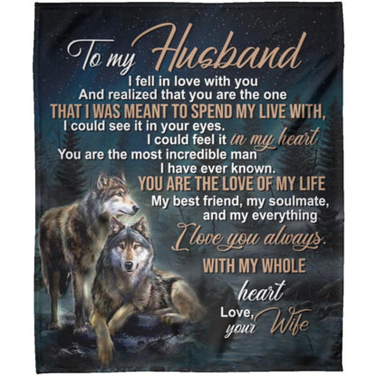 Perfect Gift Blanket For My Husband From Wife