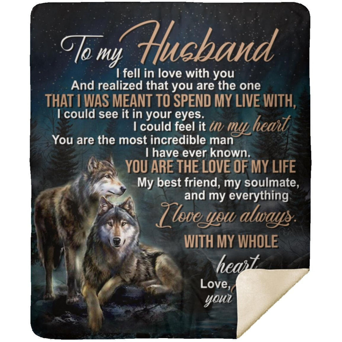 Perfect Gift Blanket For My Husband From Wife