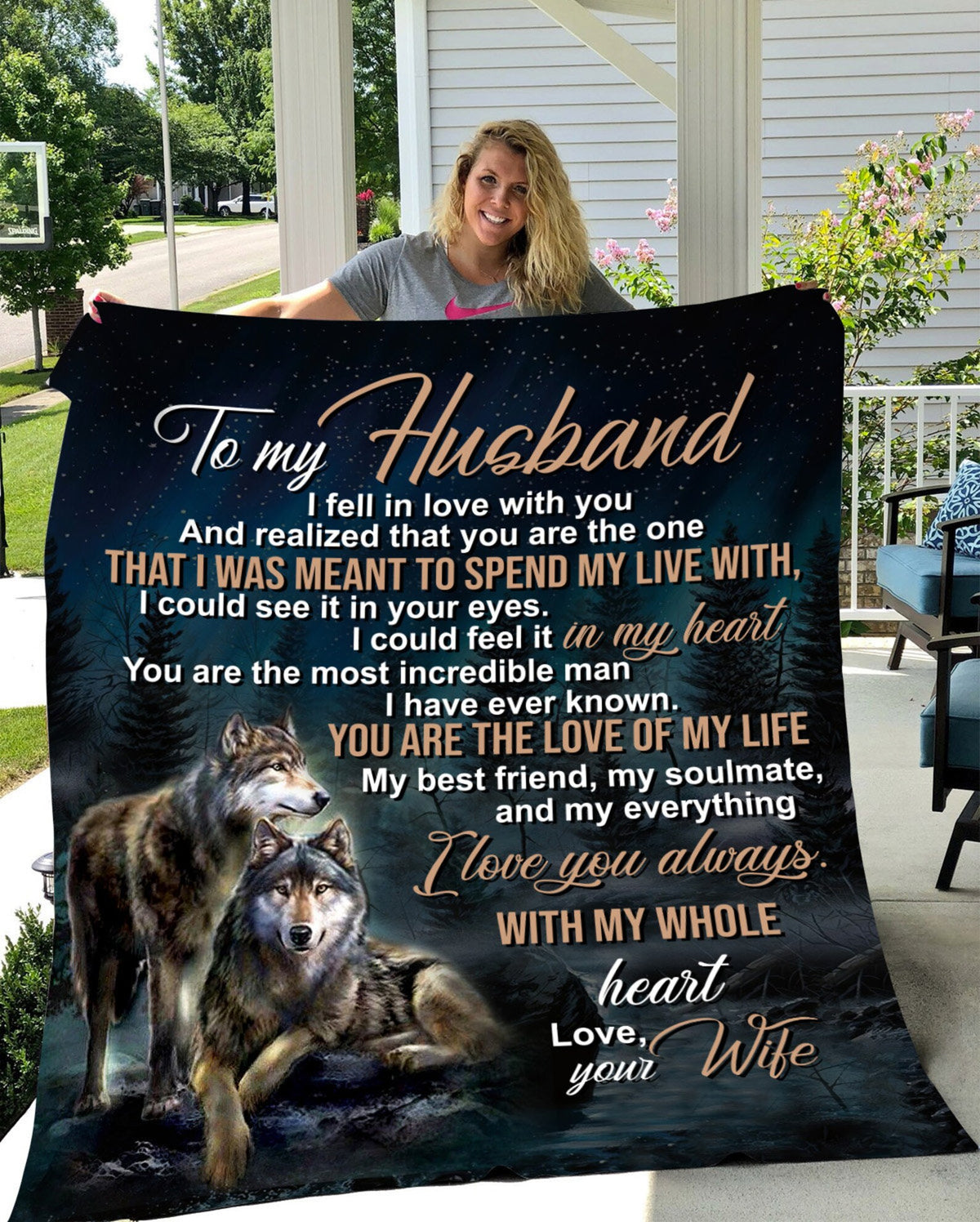 Perfect Gift Blanket For My Husband From Wife