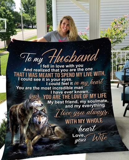 Perfect Gift Blanket For My Husband From Wife