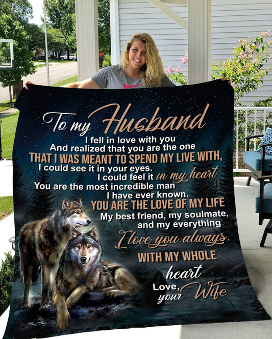 Perfect Gift Blanket For My Husband From Wife