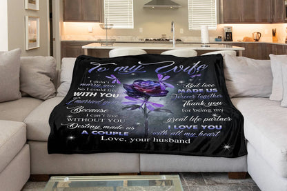 Special For Beautiful Wife Gift Blanket - From Husband (SKU26B-01-66)