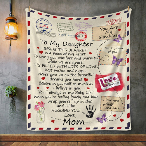 Special Gift For Your Daughter Blanket - From Mom Blanket