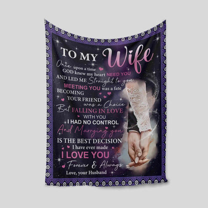 Perfect Gift Blanket For My Beautiful Wife From Husband