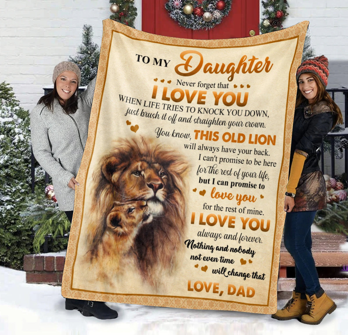 Special Gift For Your Daughter Blanket - From Dad
