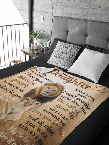 Special Gift For Your Daughter Blanket - From Dad