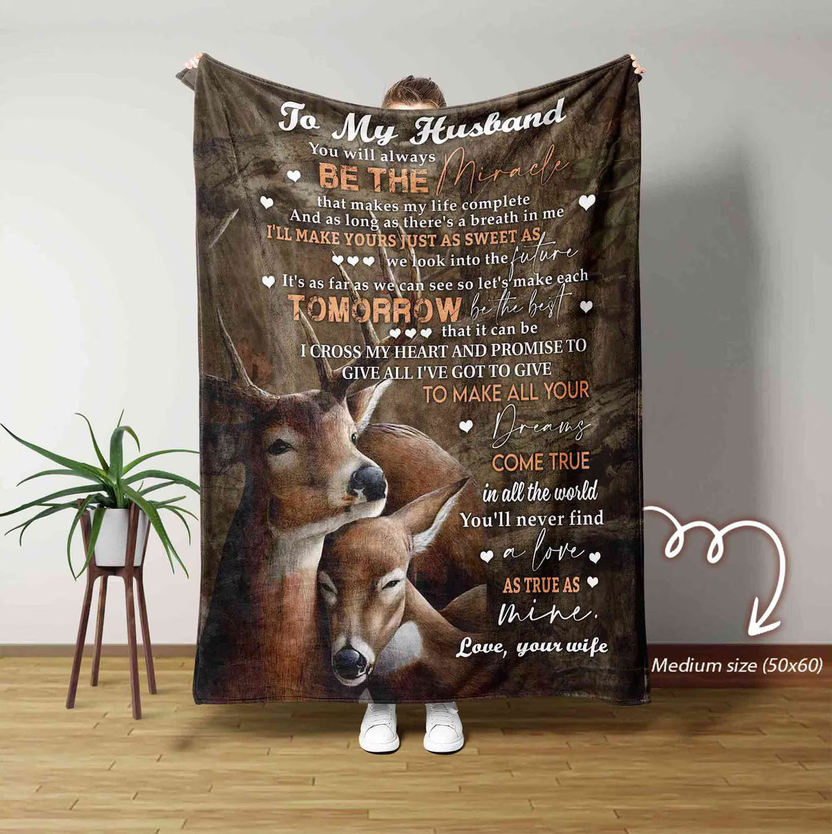 Perfect Gift Blanket For My Husband From Wife