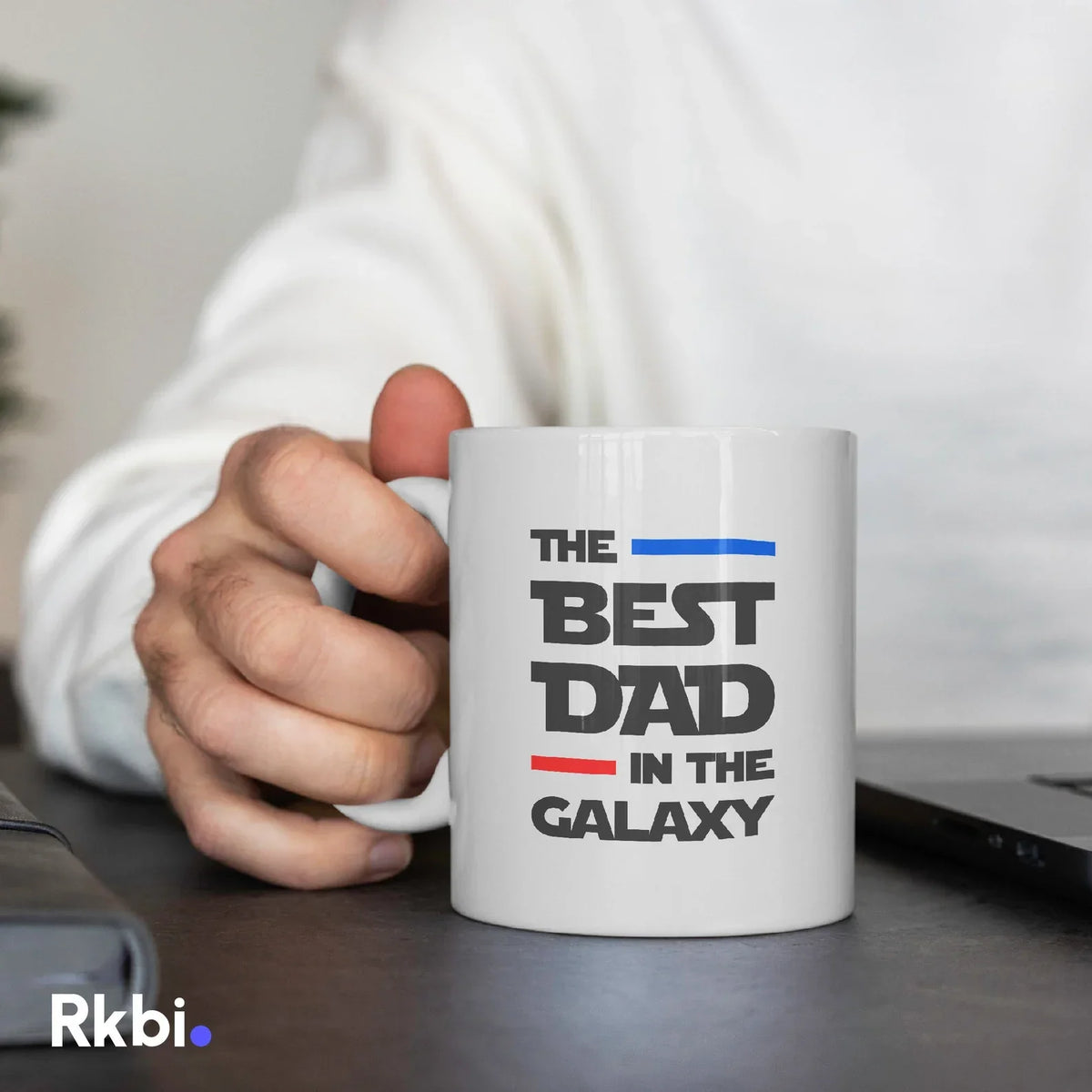 BEST DAD IN THE GALAXY MUG - GIFT FROM DAUGHTER