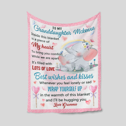 Special Gift For Your Granddaughter Blanket - From Grandma