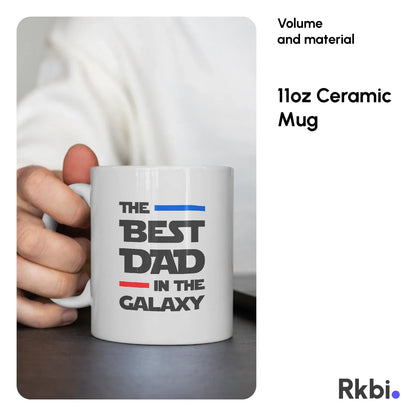 BEST DAD IN THE GALAXY MUG - GIFT FROM DAUGHTER