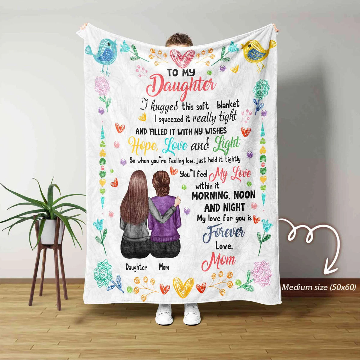 Special Gift For Your Daughter Blanket - From Mom