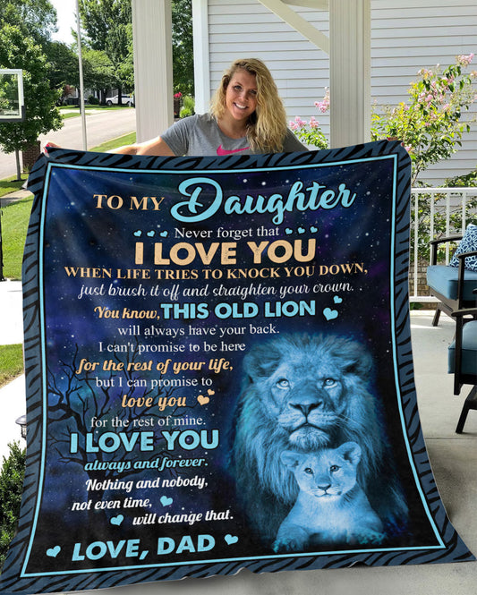 Special For Beautiful Daughter Gift Blanket - From Dad