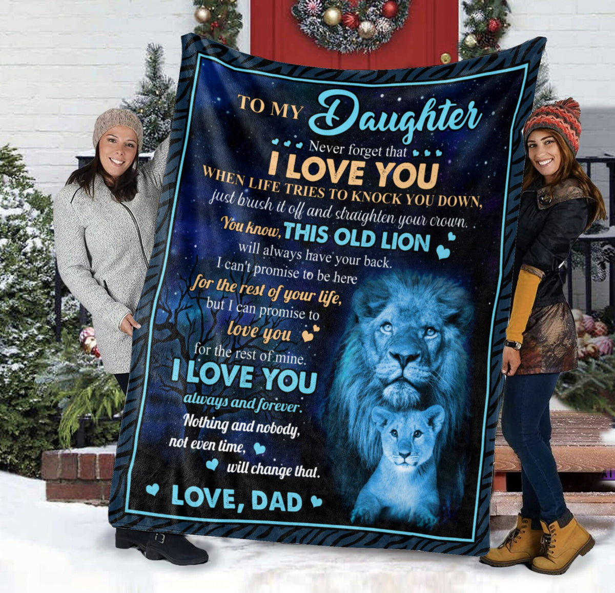 Special For Beautiful Daughter Gift Blanket - From Dad