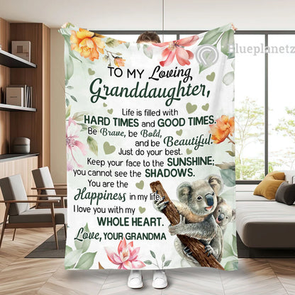 Special Gift For Your Granddaughter Blanket - From Grandma