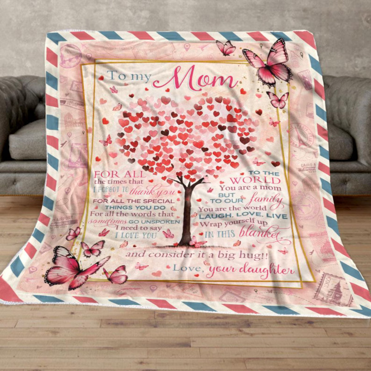 Special Blanket for Mom - From Daughter Blanket