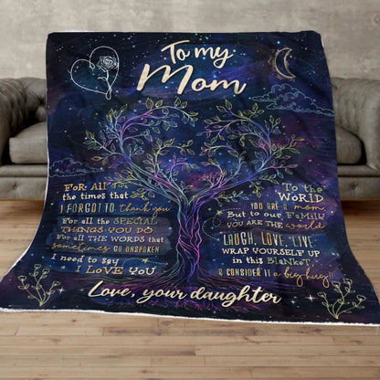 Special Blanket for Mom - From Daughter Blanket