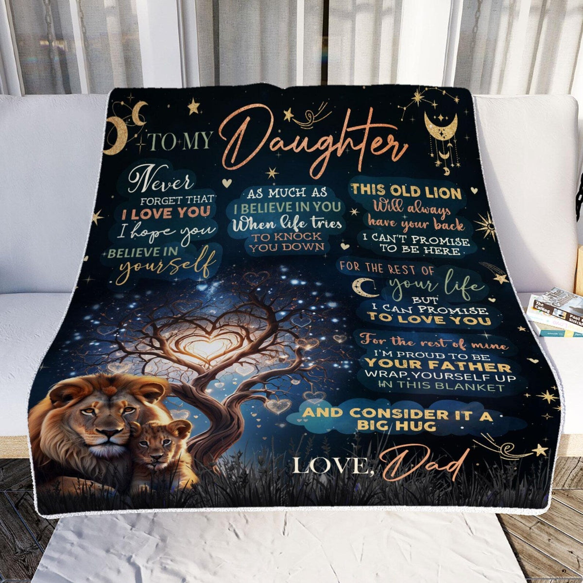 Special Gift For Your Daughter Blanket - From Dad (SKUB10-127)