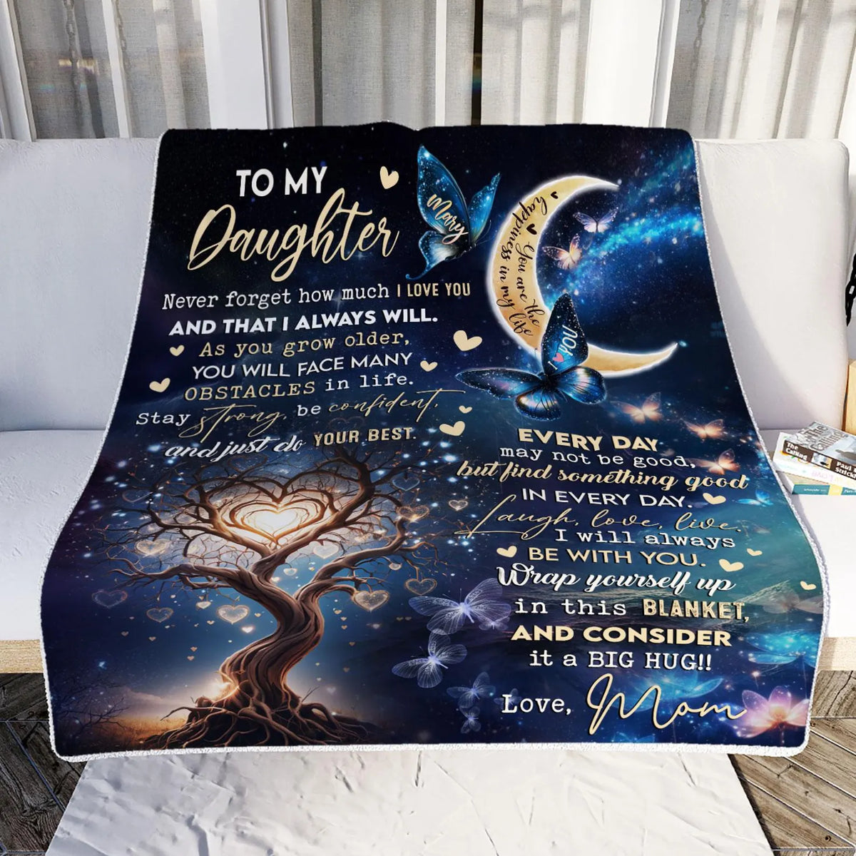 Special Gift For Daughter - From Mom Blanket (SKUB08-77)