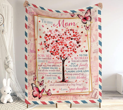 Special Blanket for Mom - From Daughter Blanket