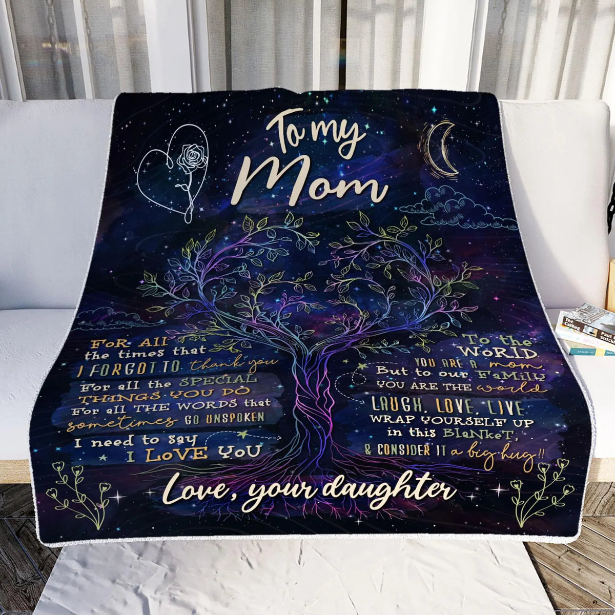 Special Blanket for Mom - From Daughter Blanket