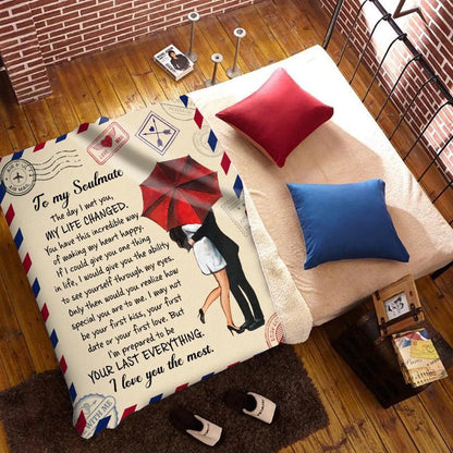 Special For Beautiful Wife Gift Blanket - From Husband (SKU2602-47)