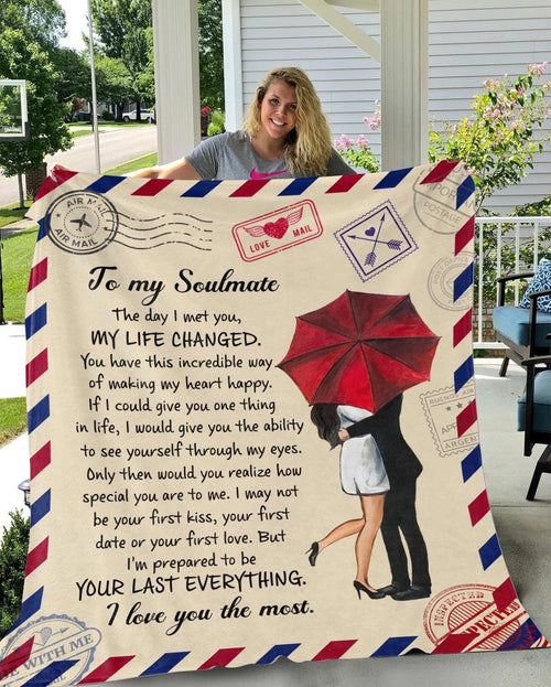 Special For Beautiful Wife Gift Blanket - From Husband (SKU2602-47)