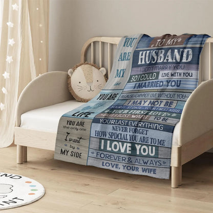 Perfect Gift Blanket For My Husband From Wife