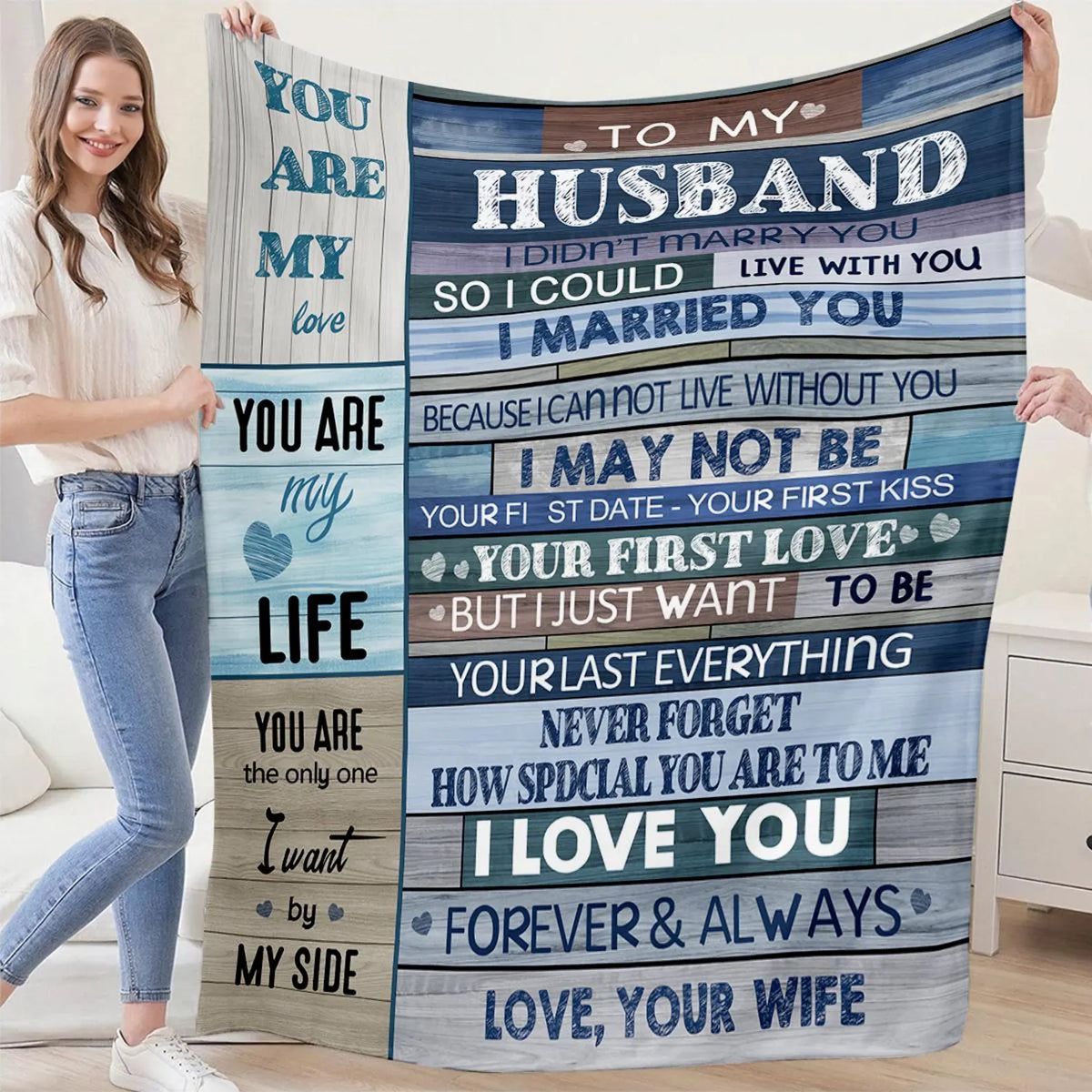 Perfect Gift Blanket For My Husband From Wife