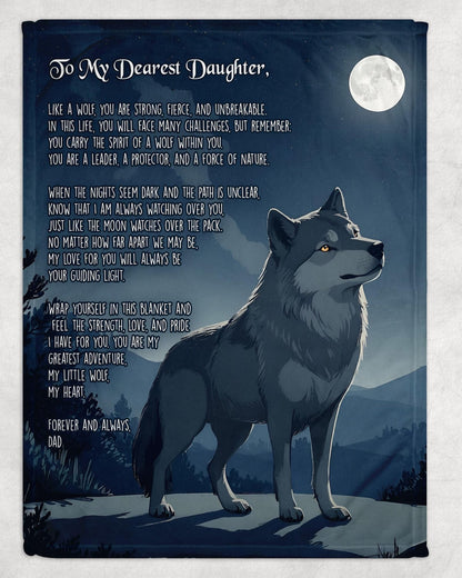 Special Gift For Your Daughter Blanket - From Dad (SKUB06-90)